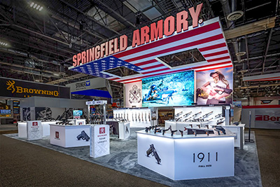 Springfield Armory booth at convention