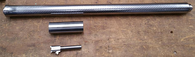 metal steel tube raw machining handgun pistol barrel