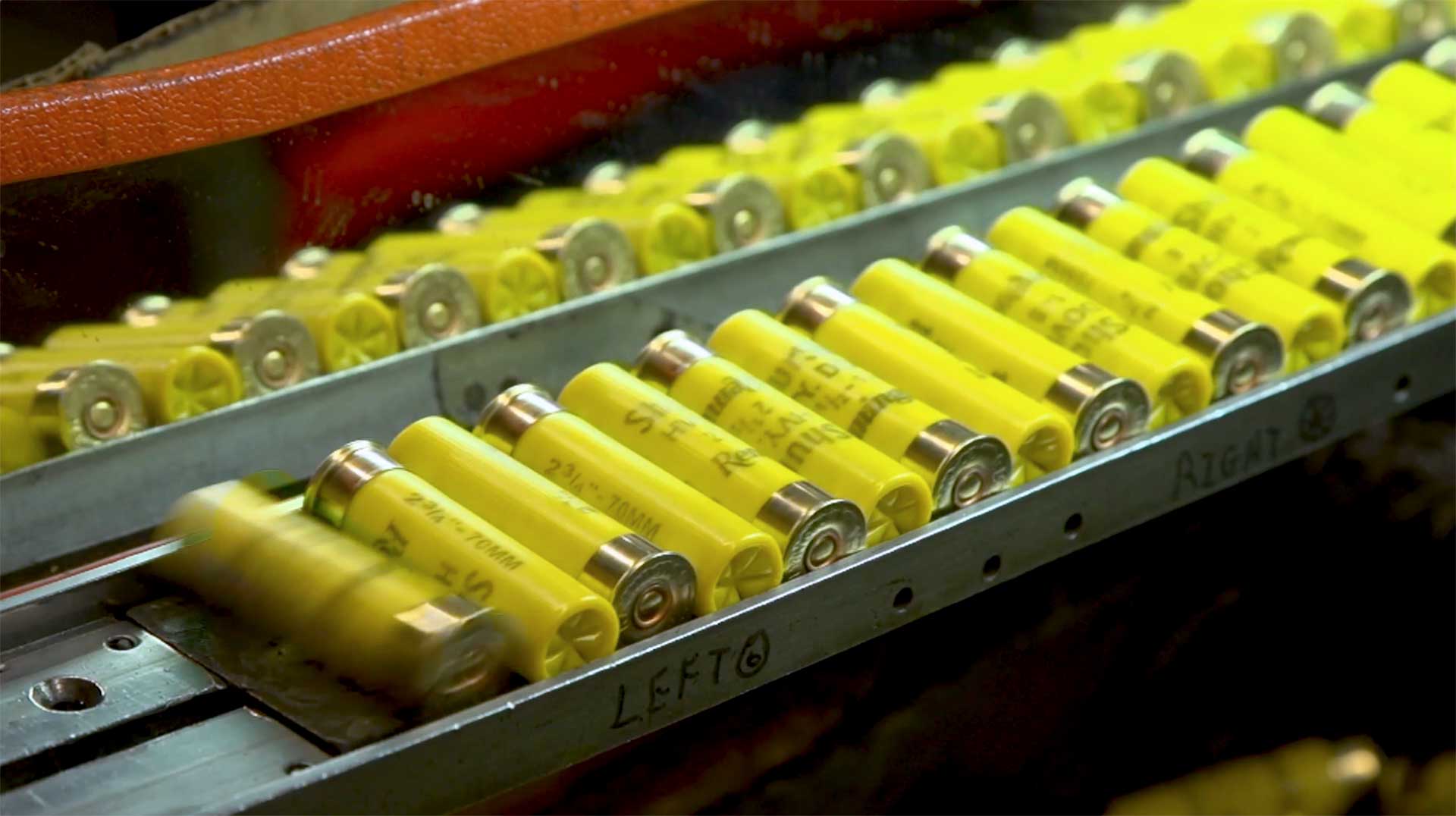 yellow cylinders with brass bottom shotshells 20 gauge manufacturing plant