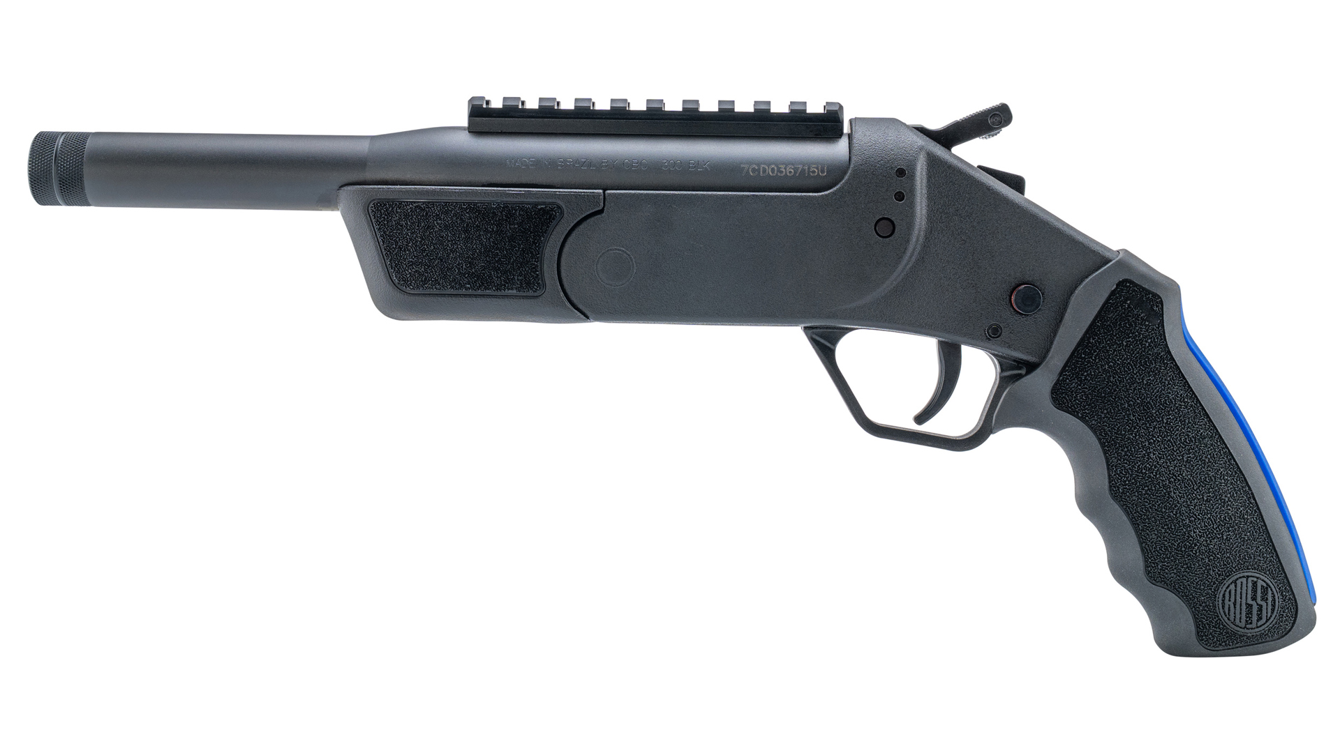 Left side of the Rossi Brawler single-shot pistol.