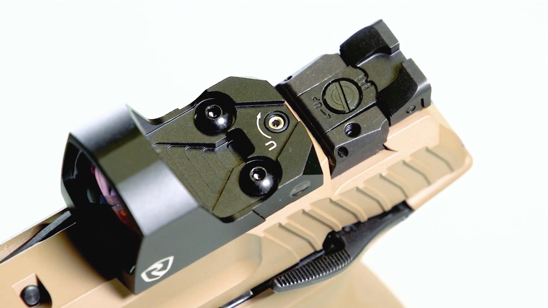 Ruger-5.7 optic mount slide top gun handgun pistol sights