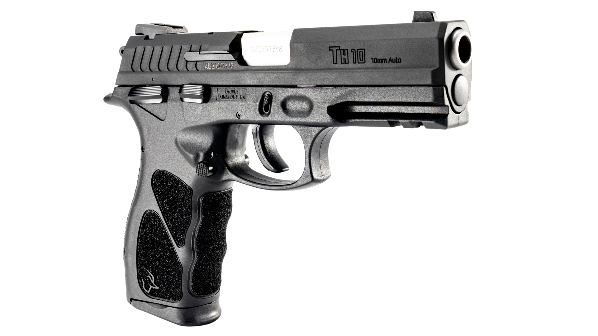 Right side of the Taurus TH10 pistol.