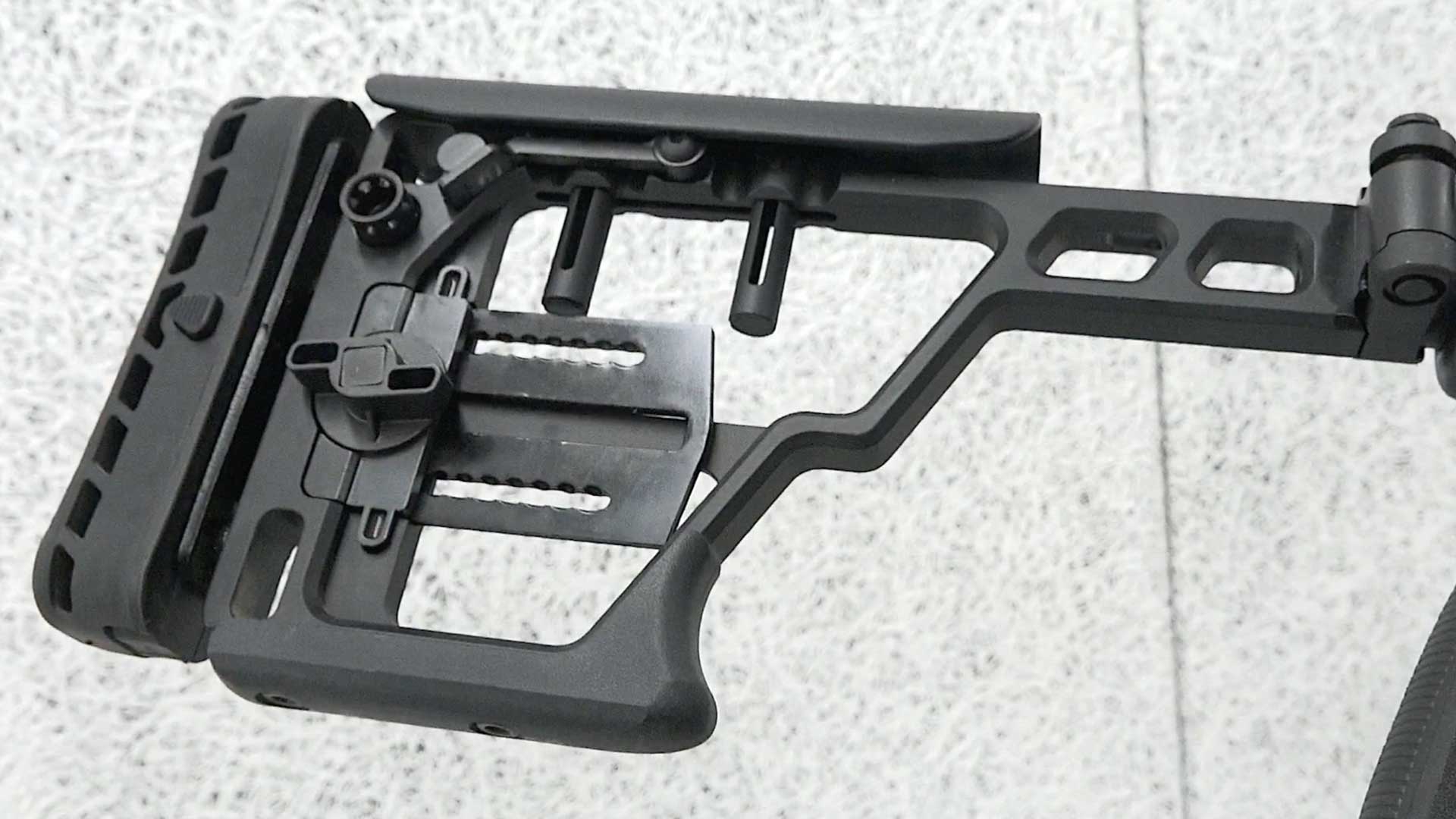 stock metal parts rifle bolt-action hunting guns buttstock adjustments