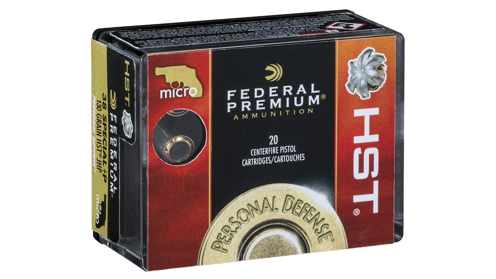 Federal Premium Ammunition HST Hydra-Shok Technology box ammo carton