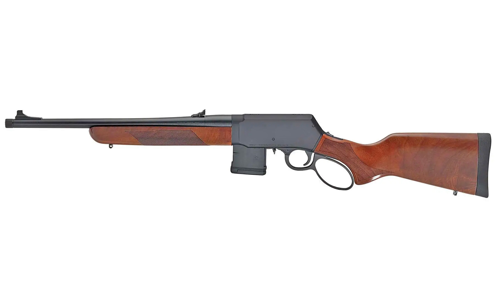 Left side of the Henry Lever Action Supreme Rifle.