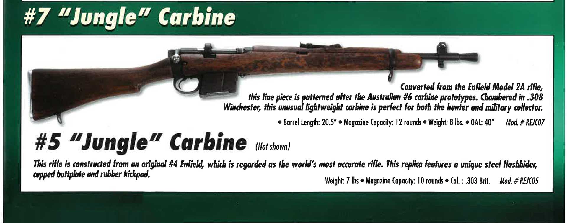 Lee-Enfield No. 5 'Jungle Carbine:' An Exploded View