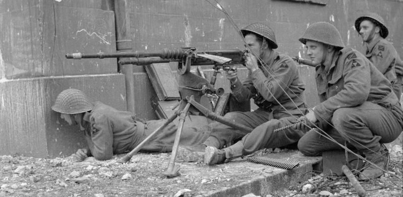 Troops from the British 3rd Infantry Division