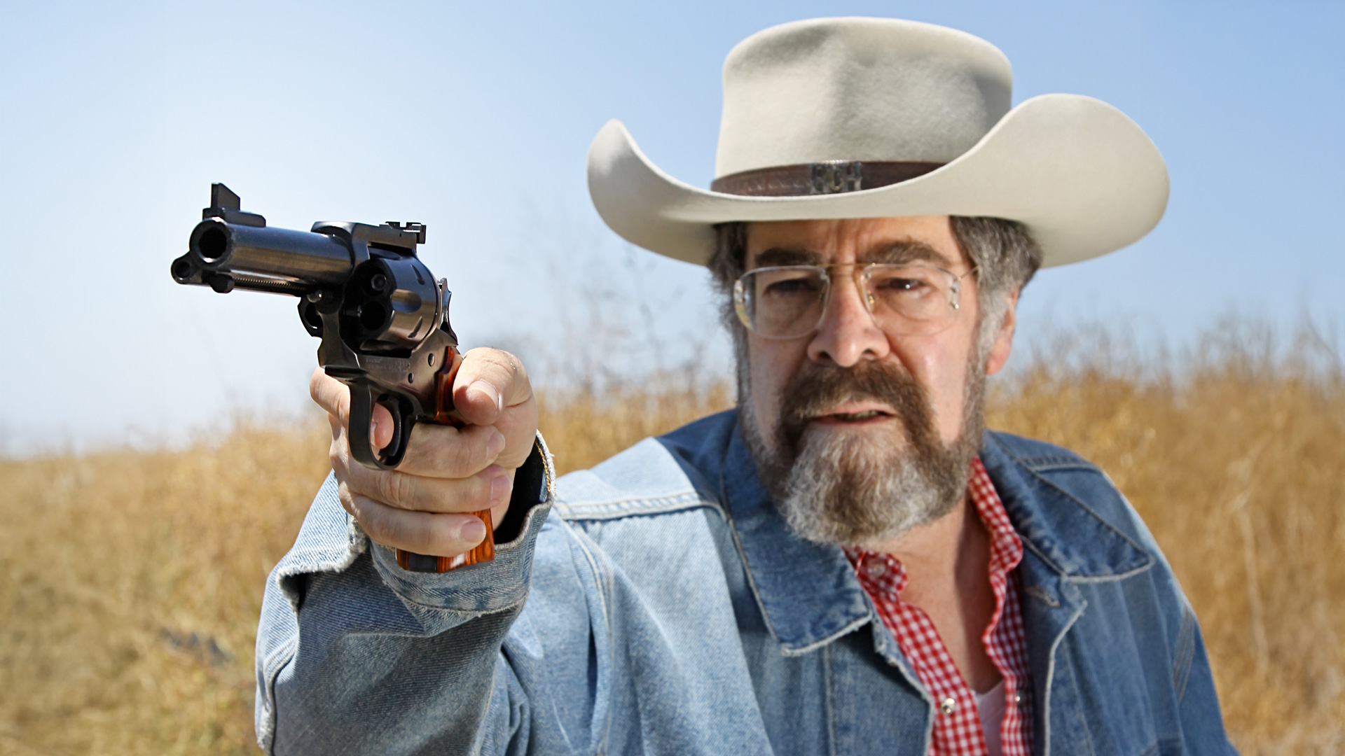 author with Ruger New Model Blackhawk