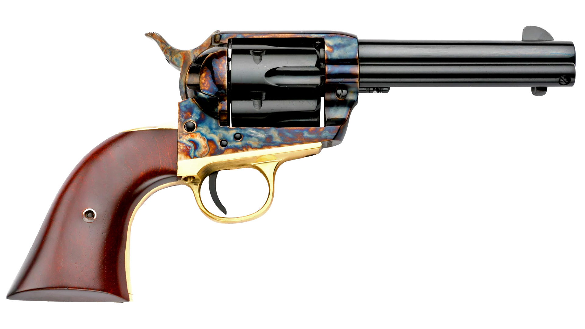 Right side of Pietta's 1873 single-action revolver.