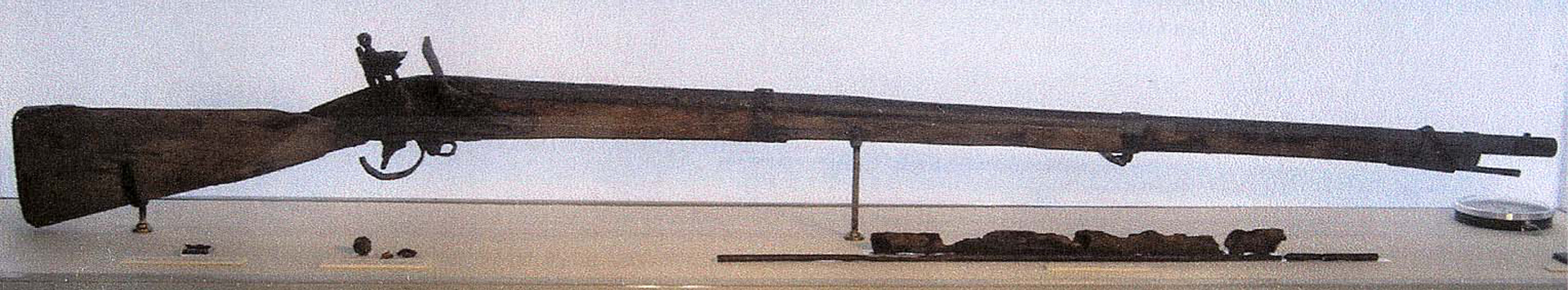 Although conserved and preserved for future generations, the “Musket in the Privy” is still a relic that looks very similar to how it did when it was discovered in 1978. Courtesy, Alexandria Archaeological Museum, City of Alexandria