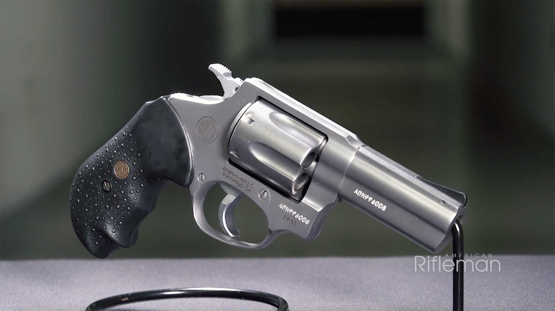 Right side of the Rossi RP63 revolver.