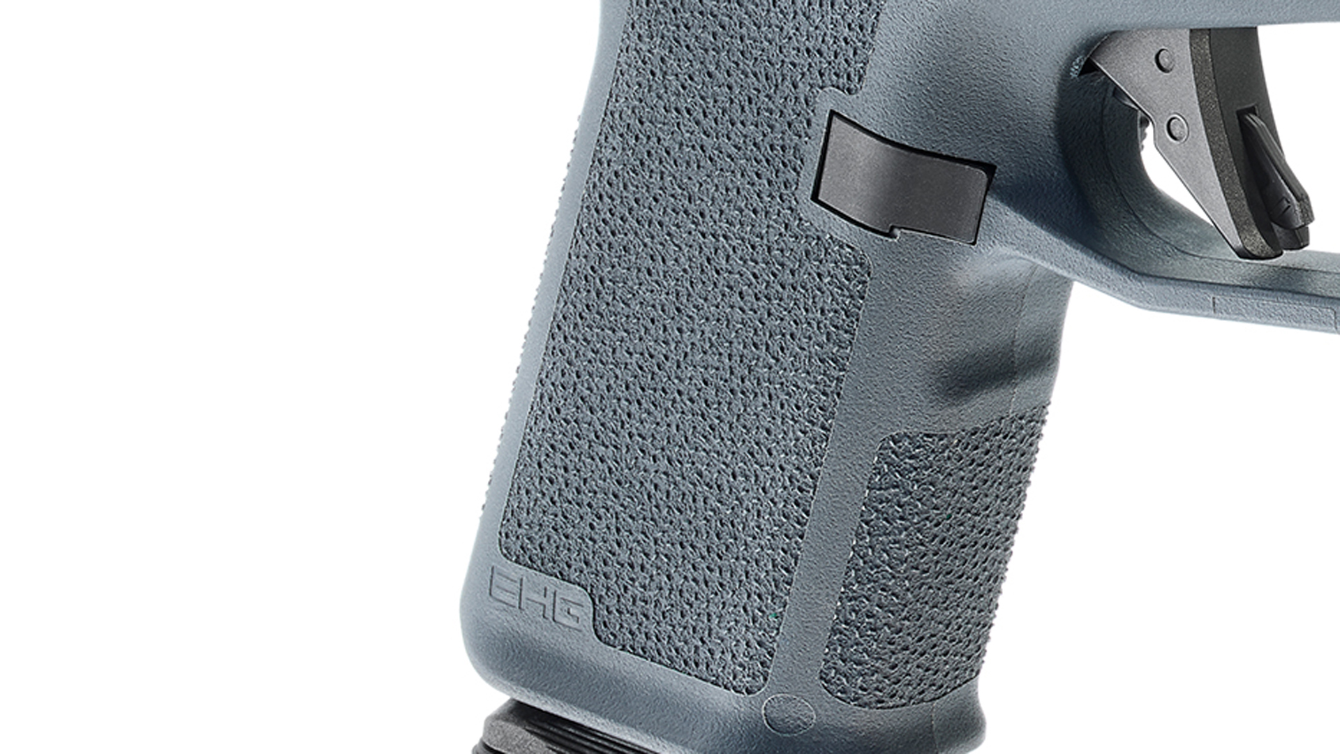 Grip texturing on the Ruger RXM pistol.