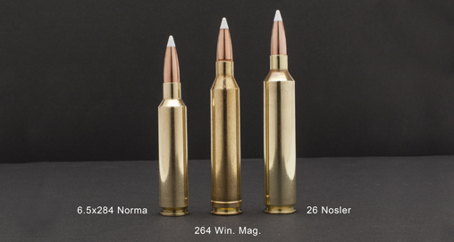 26 Nosler Rifle Cartridge