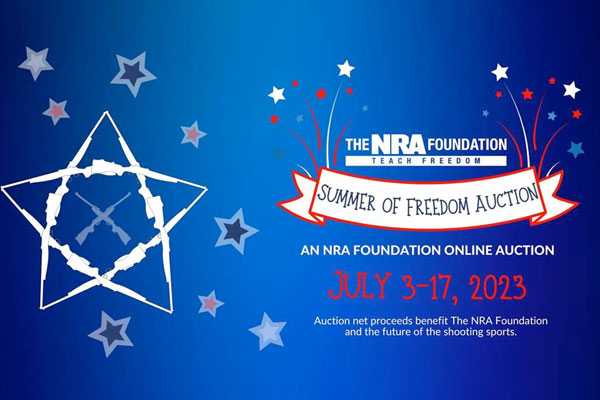 NRA Foundation Summer of Freedom Online Auction Now Open for Bidding