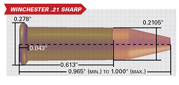 winchester .21 sharp specs