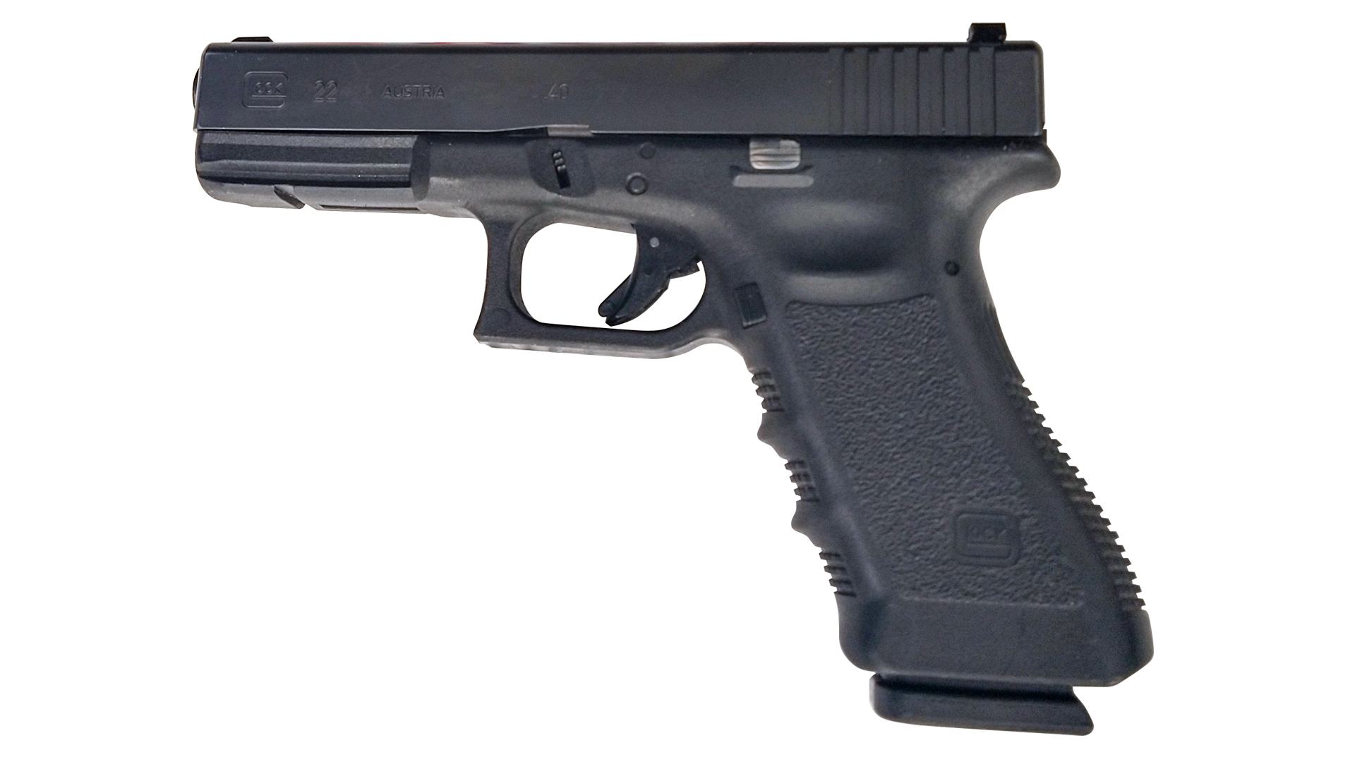 Glock 22 Gen3, chambered in .40 S&W
