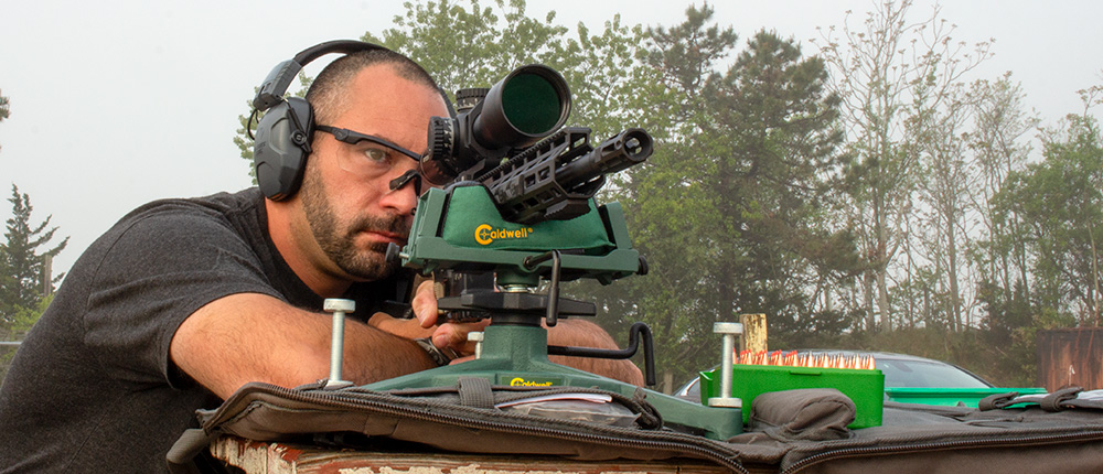 Author at the range