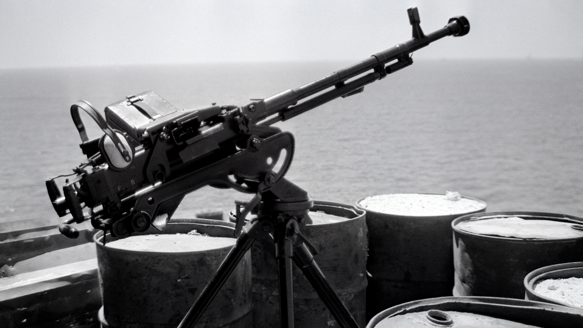 A Chinese Type 54 guarding an oil platform, captured from Iranian forces.