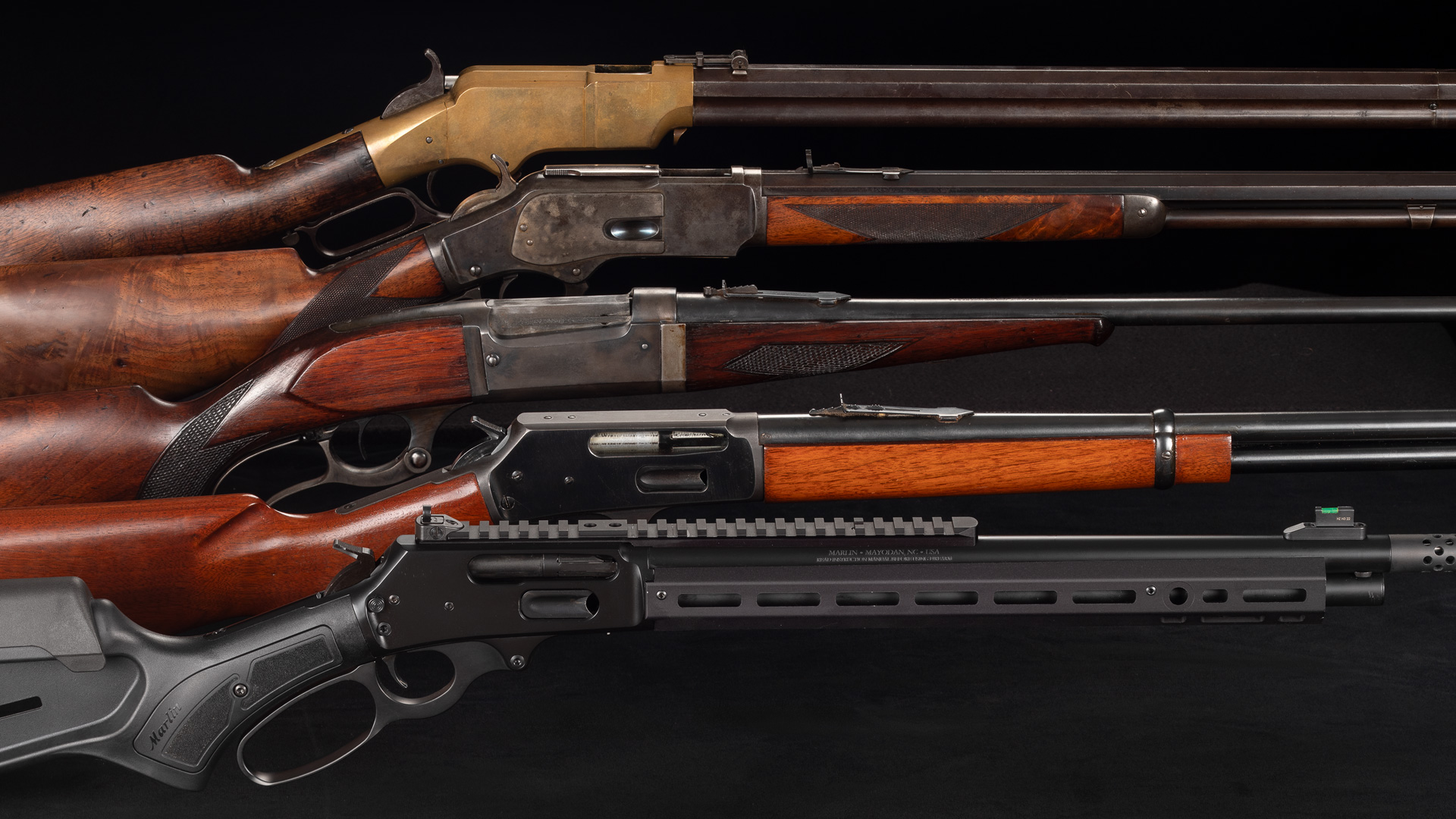 lever-action rifles
