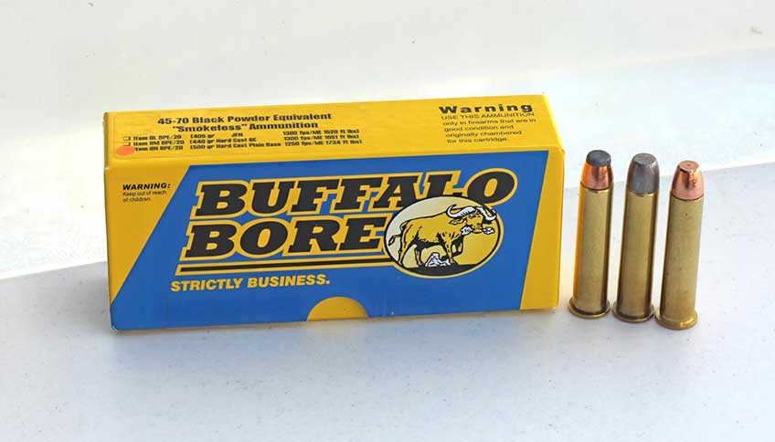 Buffalo Bore Smokeless Black Powder Equivalent Ammo 45-70 Government