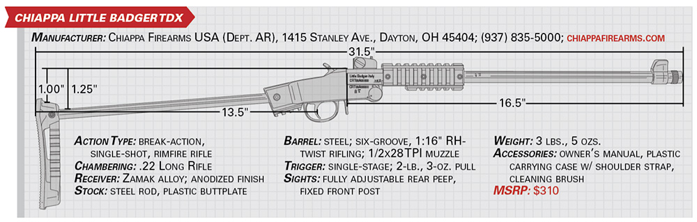 Chippa Little Badger TDX specs