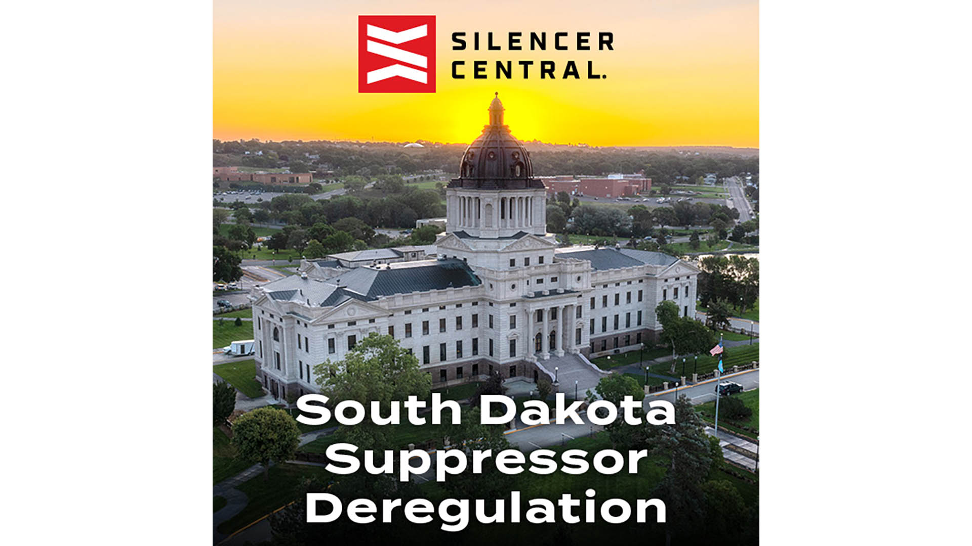 South Dakota deregulates suppressor ownership at the state level.