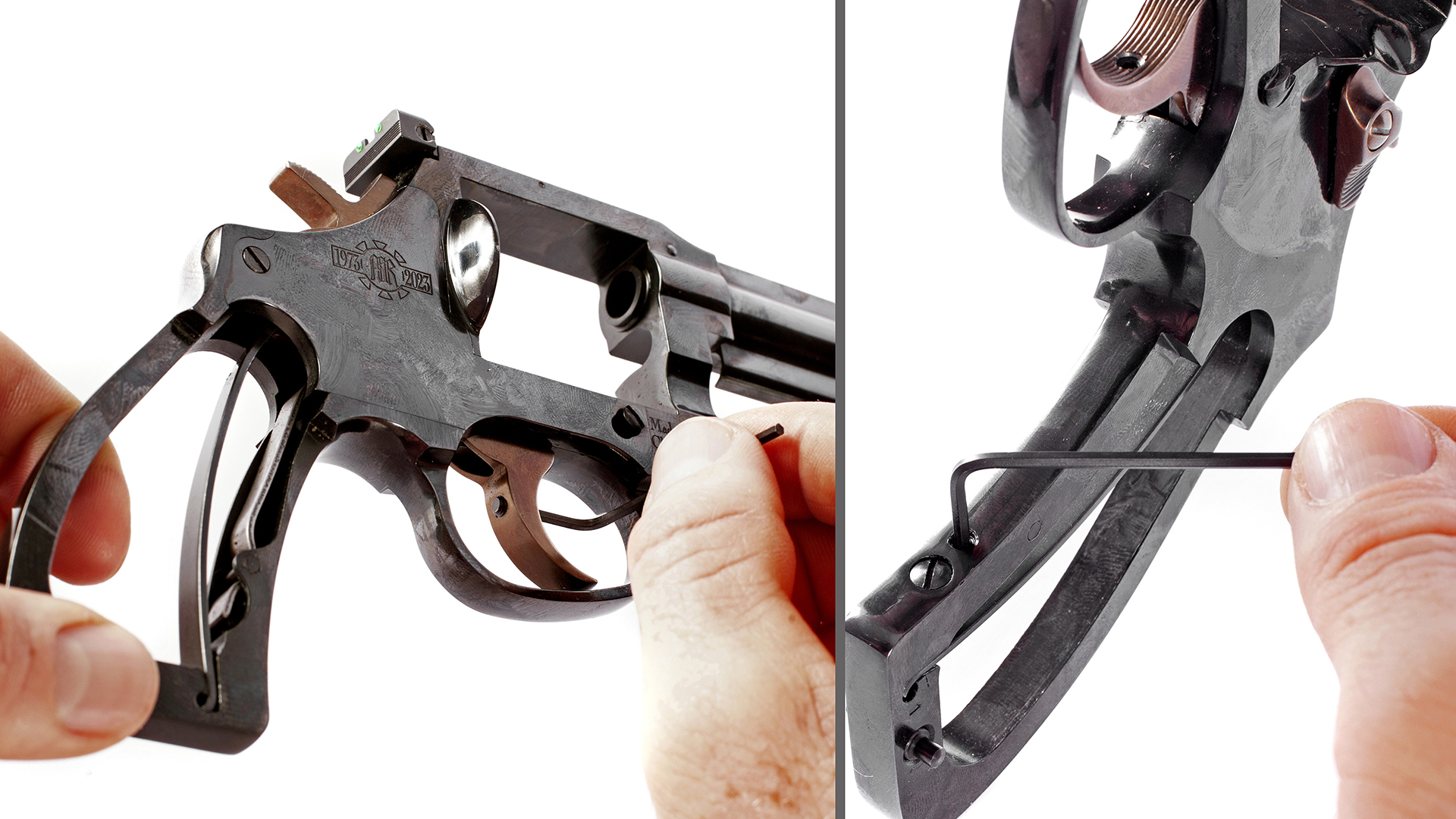 Beretta MR73 trigger adjustment