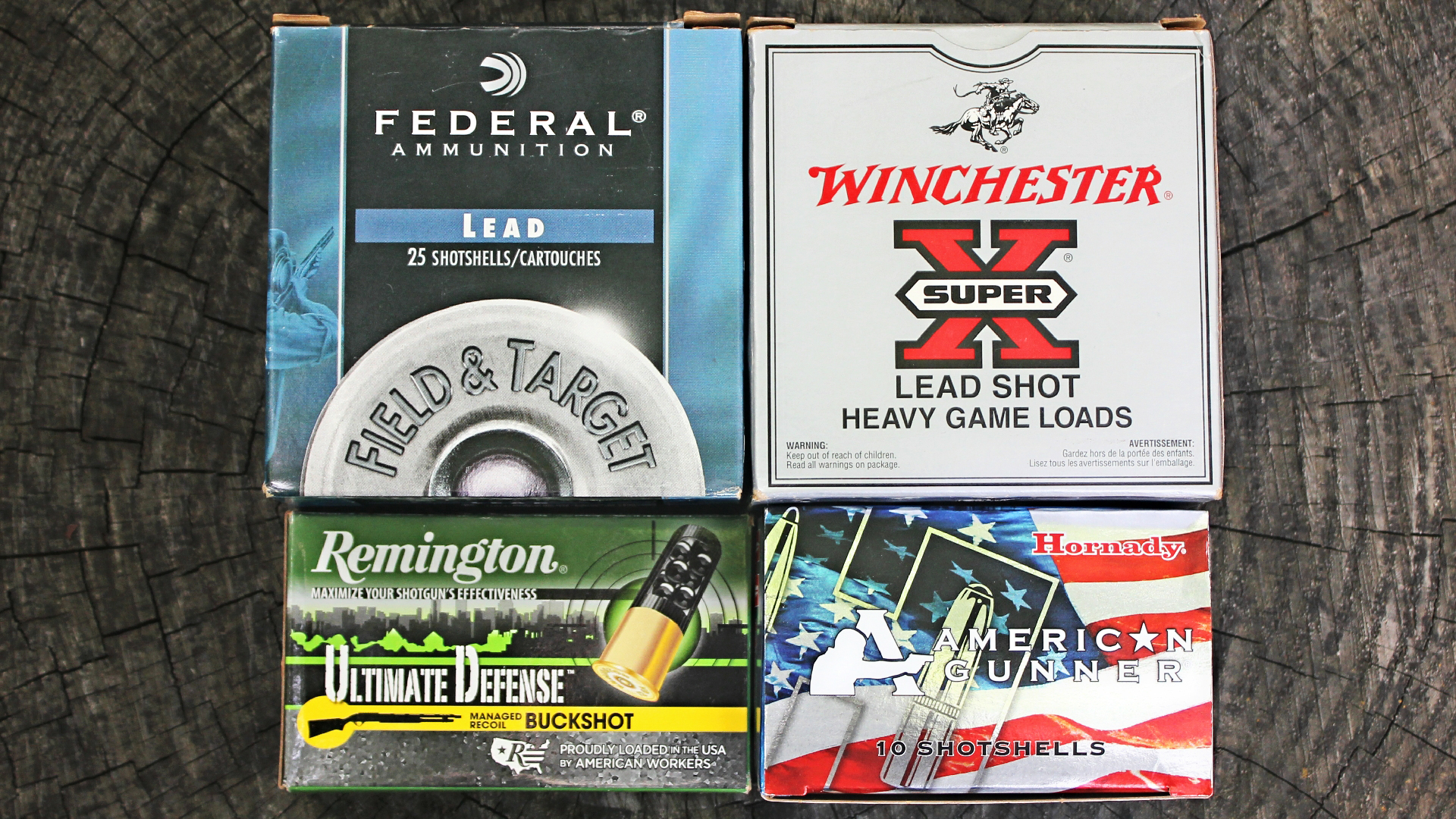 Ammunition boxes for shotshells federal winchester remington hornady