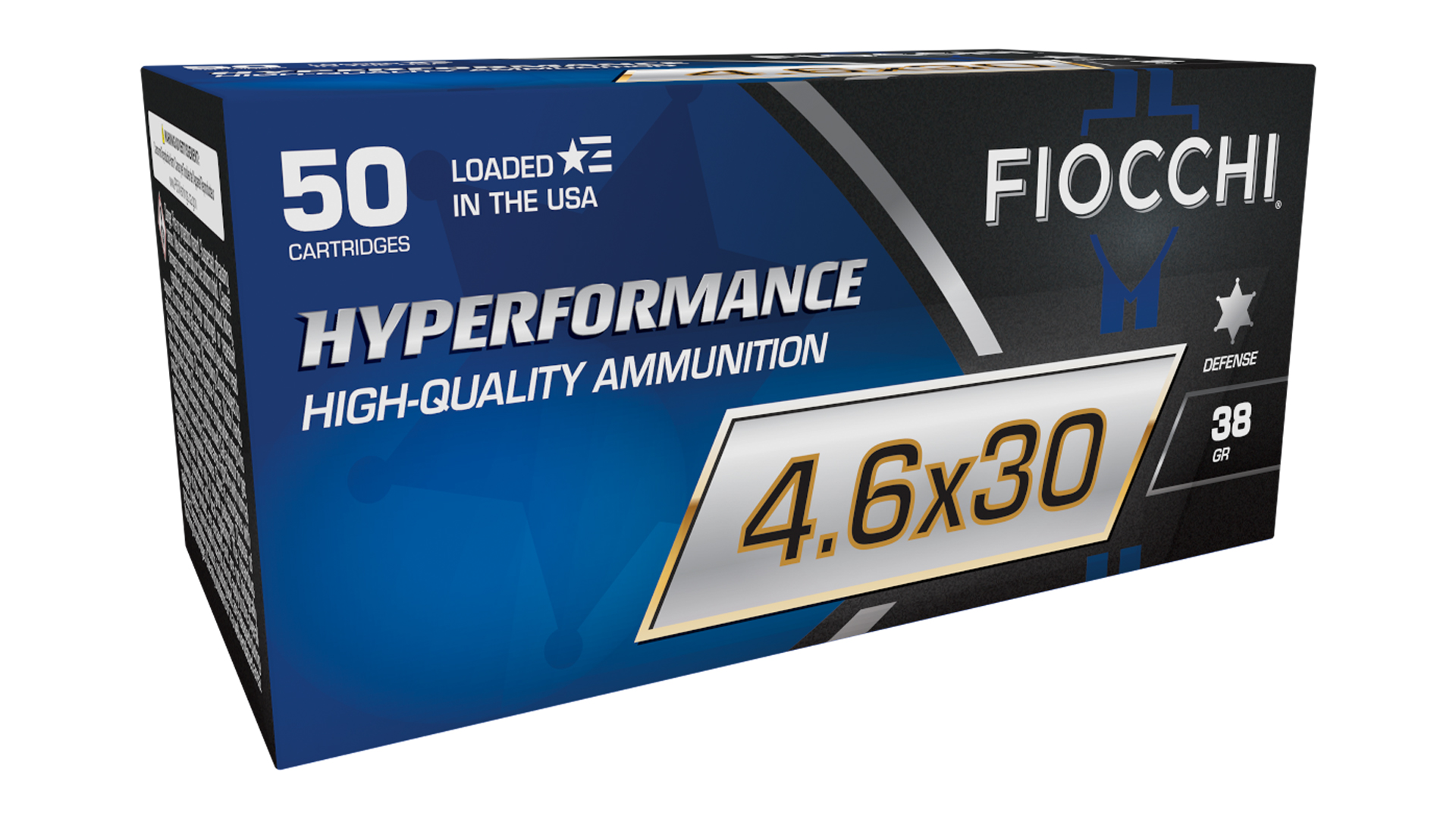fiocchi 4.6x30 mm hyperformance ammunition packaging SHOT Show 2024 new product announcement