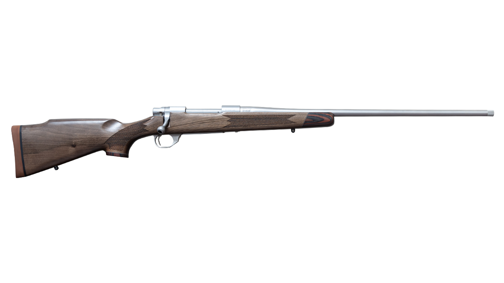 Right side of the Howa Super Deluxe bolt-action rifle.