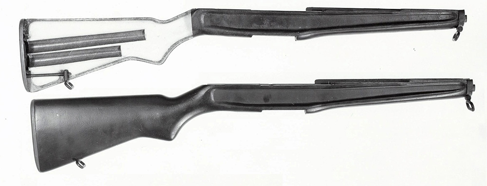 experimental reinforced-plastic M1 stocks