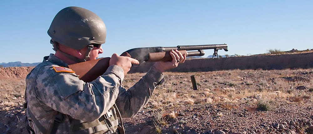 M1200 trench gun, Sergeant First Class Morris Brook