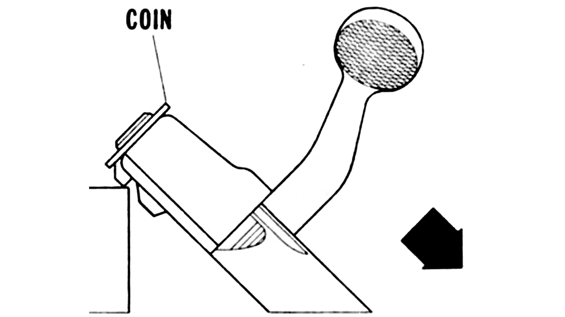 Remington Model 700 bolt diassembly illustration using coin and hooking sear on ledge