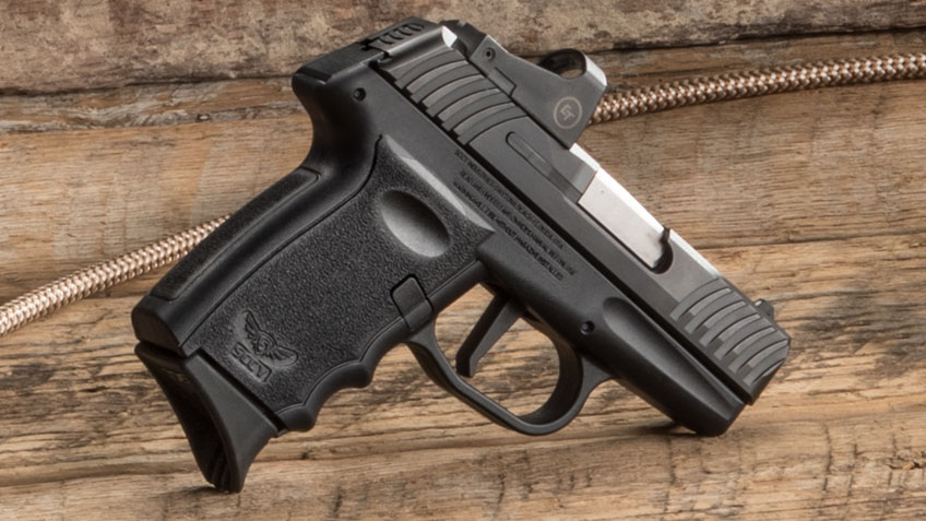 SCCY right side handgun reddot sight semi-automatic concealed carry