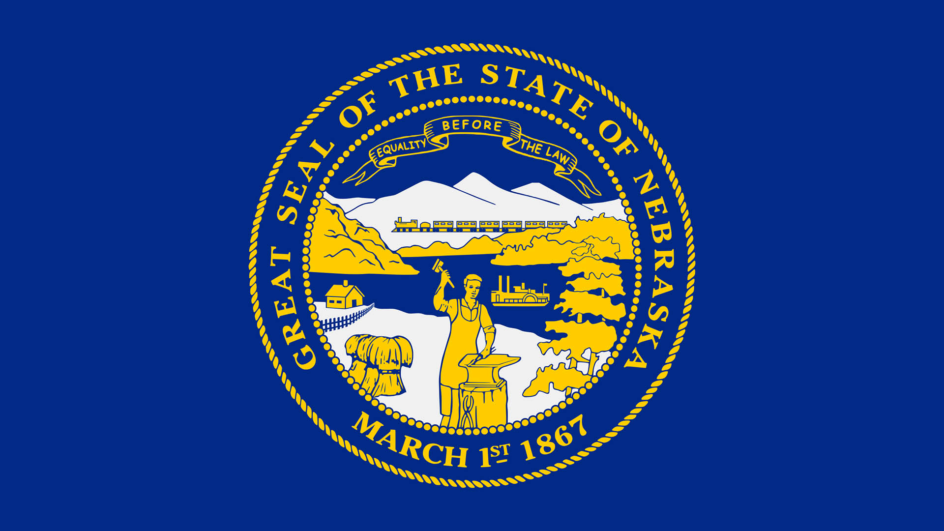 Nebraska Constitutional Carry Flag