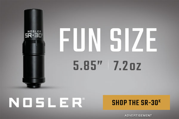 What Larger Suppressors Can't Do, Nosler's K-Can Can.