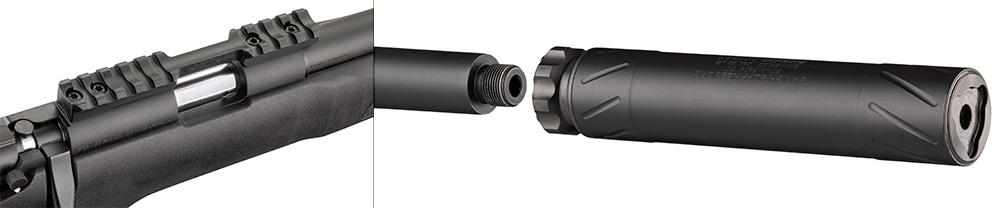 Springfield Armory Model 2020 Rimfire rail, Banish suppressor