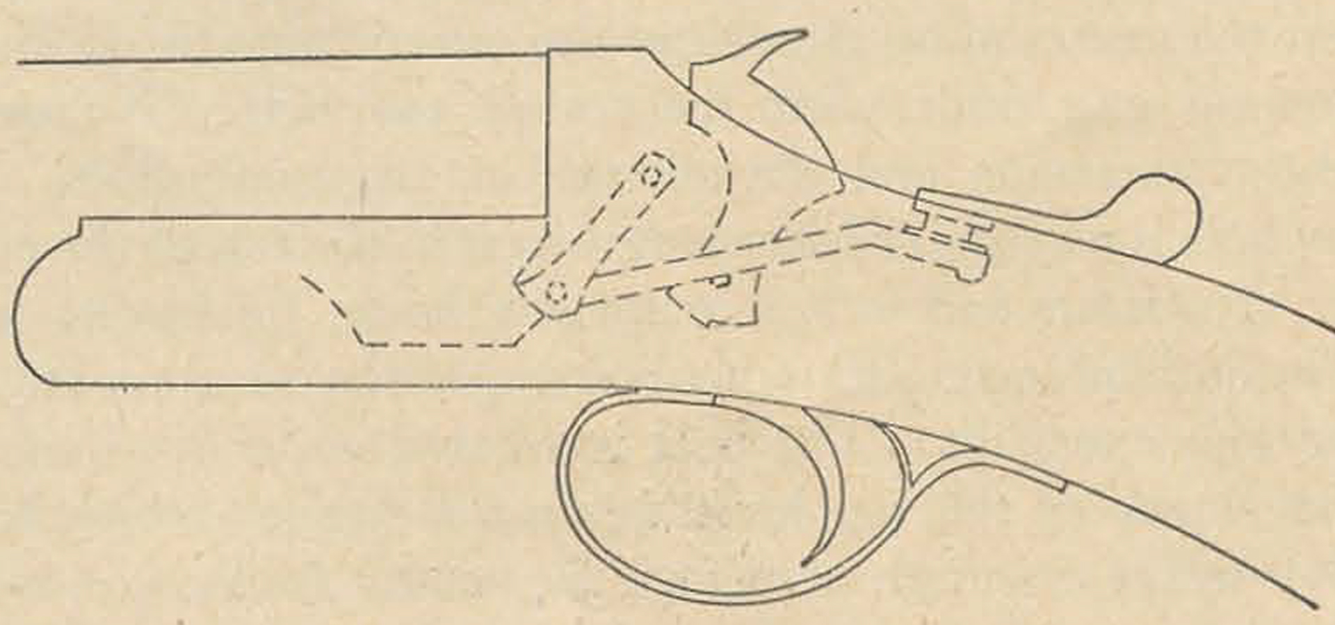 All American low-priced single-barrel guns use a cam lock bolting in which the lever swings into a notch in the under lug