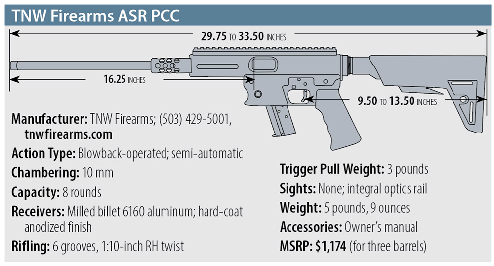 TNW Firearms ASR 1911 specs