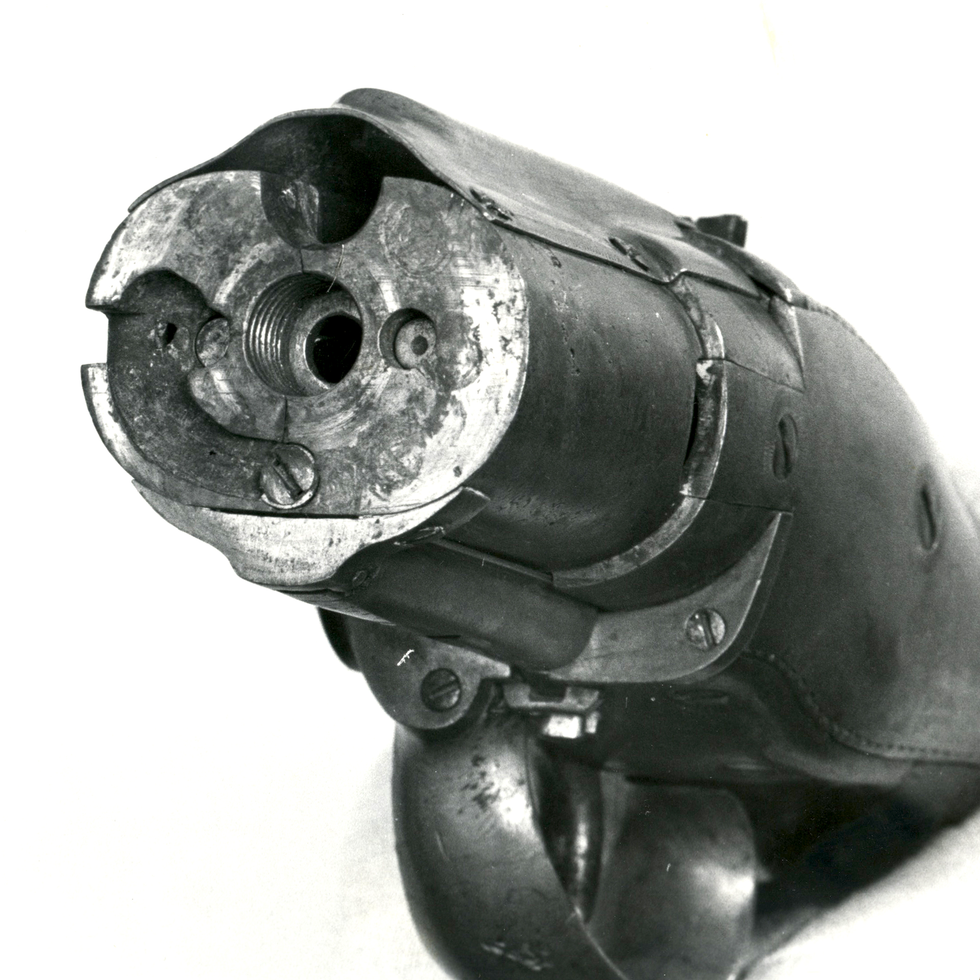 Lorenzo Sibert Virginia Pacificator receiver gun part in hand white background