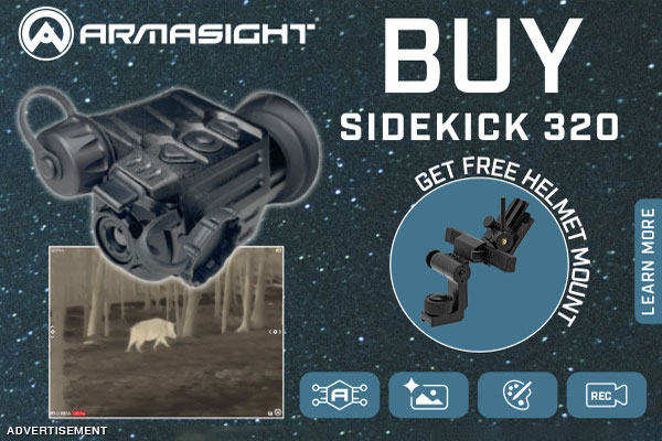 Night Vision Upgrade! Free Helmet Mount with Sidekick Purchase