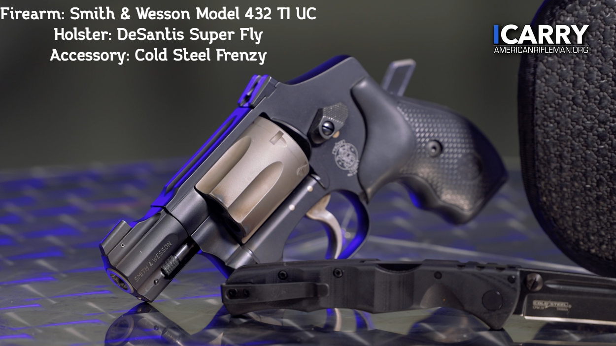 I Carry: Smith & Wesson Model 432 TI UC revolver in a DeSantis holster