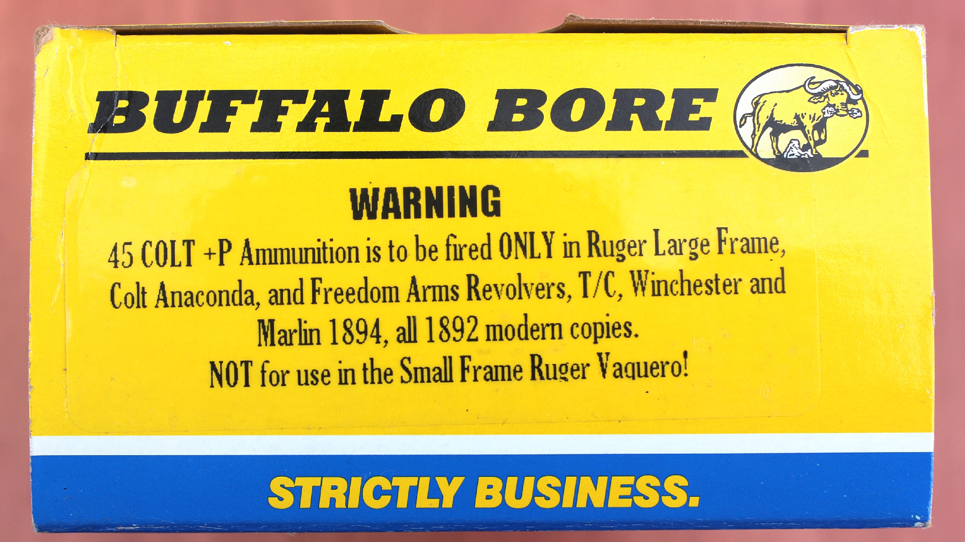 45 Colt Warning Plus P