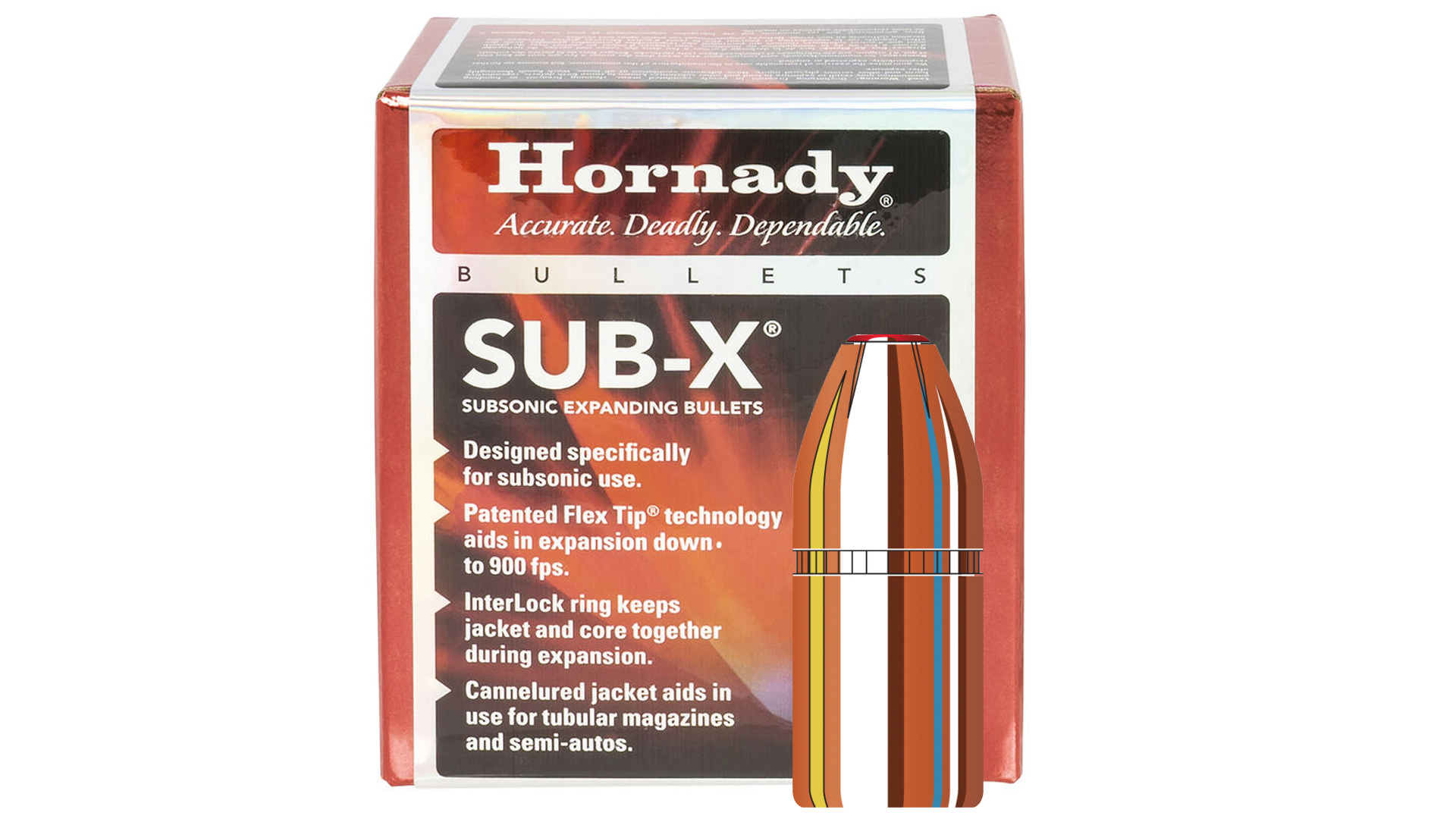 Hornady .452-cal. Sub-X Bullets