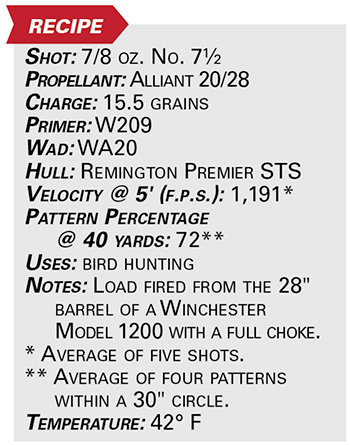 20-Gauge Load specs