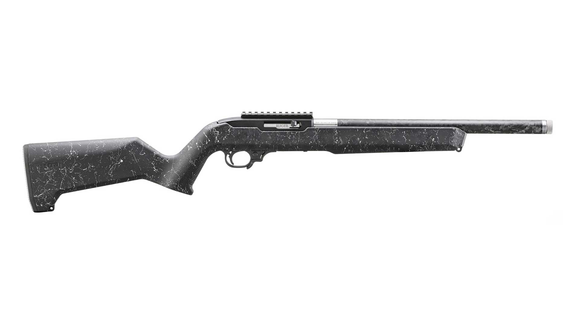 Right side of the Ruger 10/22 Carbon Fiber.