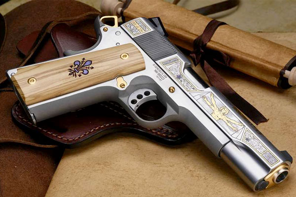 SK Customs Joins Forces With Springfield Armory To Release Leonardo da Vinci, Second Gun In Early Italian Renaissance Series