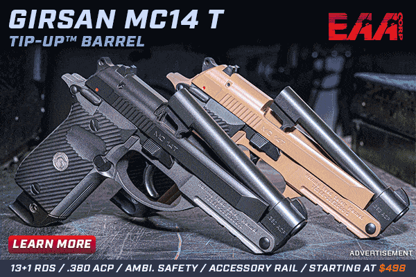 No Slide-Racking Needed: The Solution Is Here With EAA/Girsan MC14 T Tip-Up™ Pistol