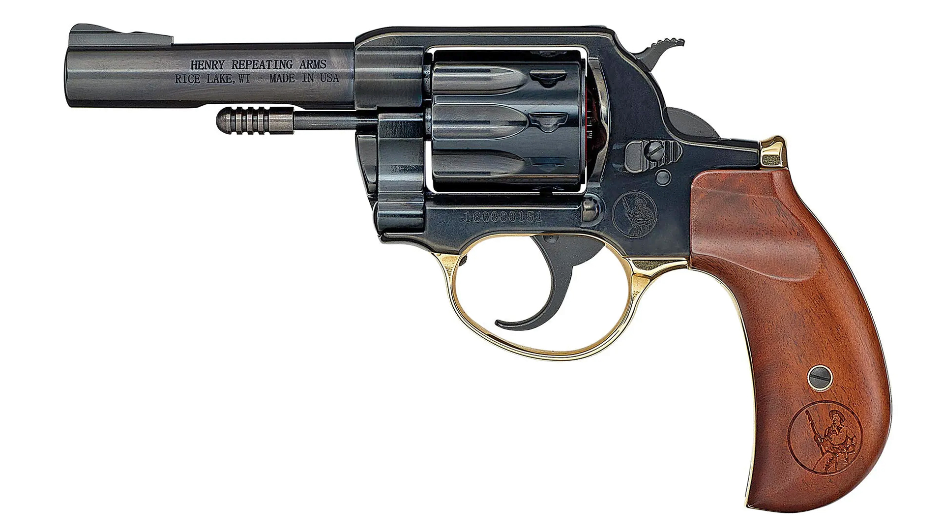 Left side of the Henry Golden Boy Revolver.