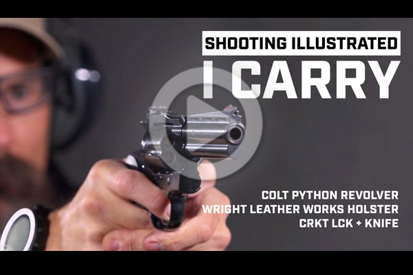 I Carry: Colt Python Revolver in a Wright Leather Works Holster